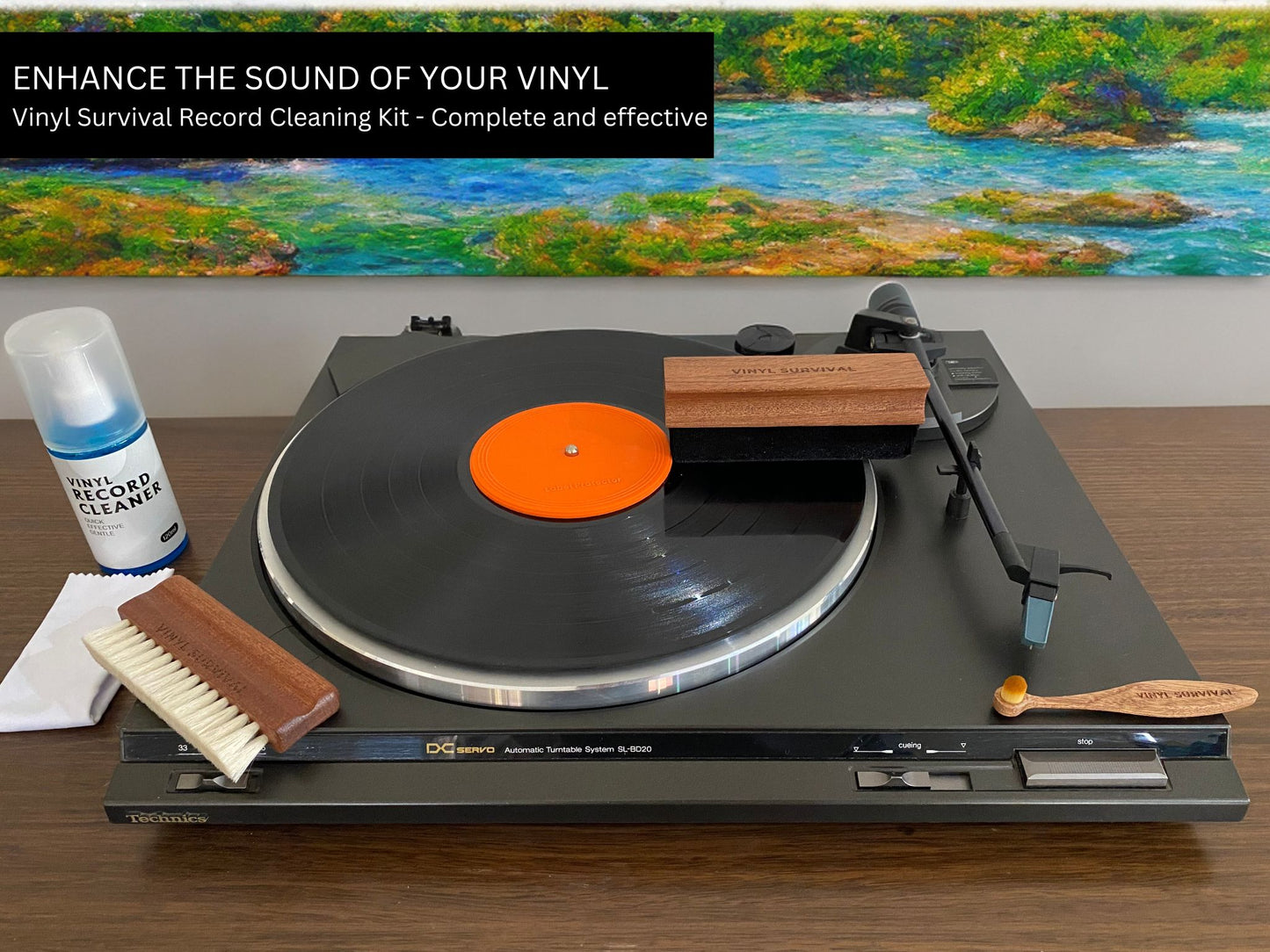 Vinyl Survival 6 in 1 Premium Record Cleaning Kit